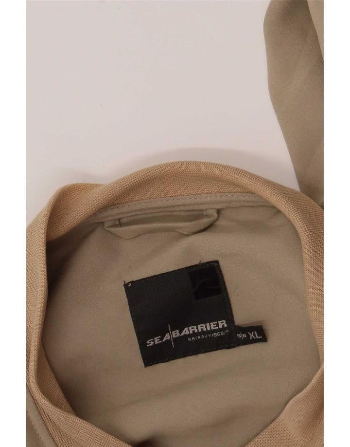 Sea Barrier Mens Bomber Jacket UK 42 XL Beige