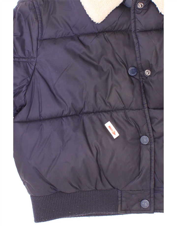 Tommy Hilfiger Girls Padded Jacket 7-8 Years Navy Blue Polyester