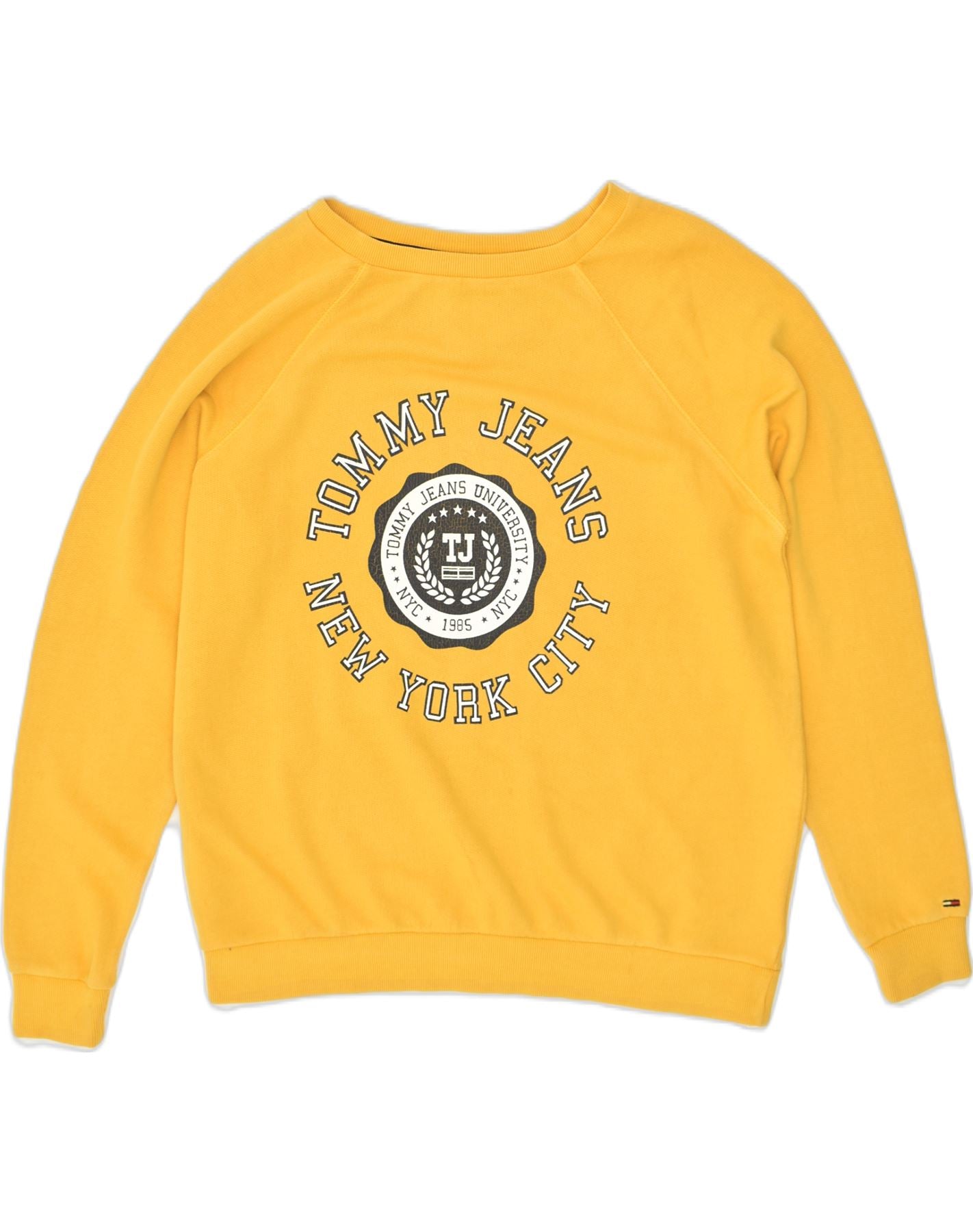 Yellow tommy shop jeans jumper