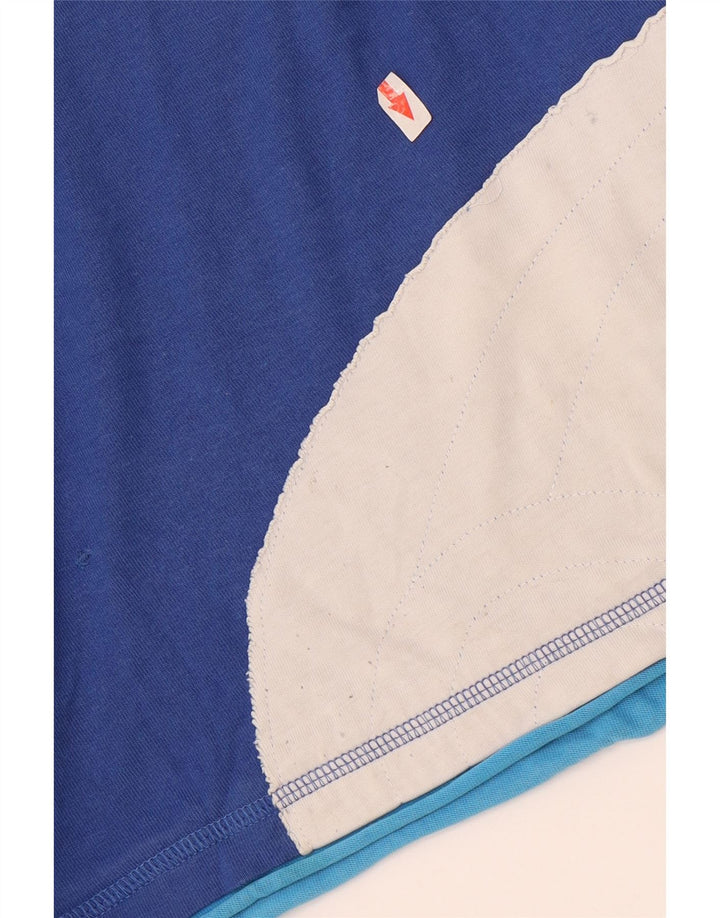 Puma Mens Graphic Vest Top Medium Blue Colourblock Cotton