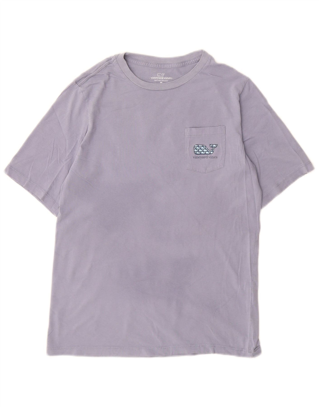 VINEYARD VINES Boys Graphic T-Shirt Top 12-13 Years Medium Purple Cotton