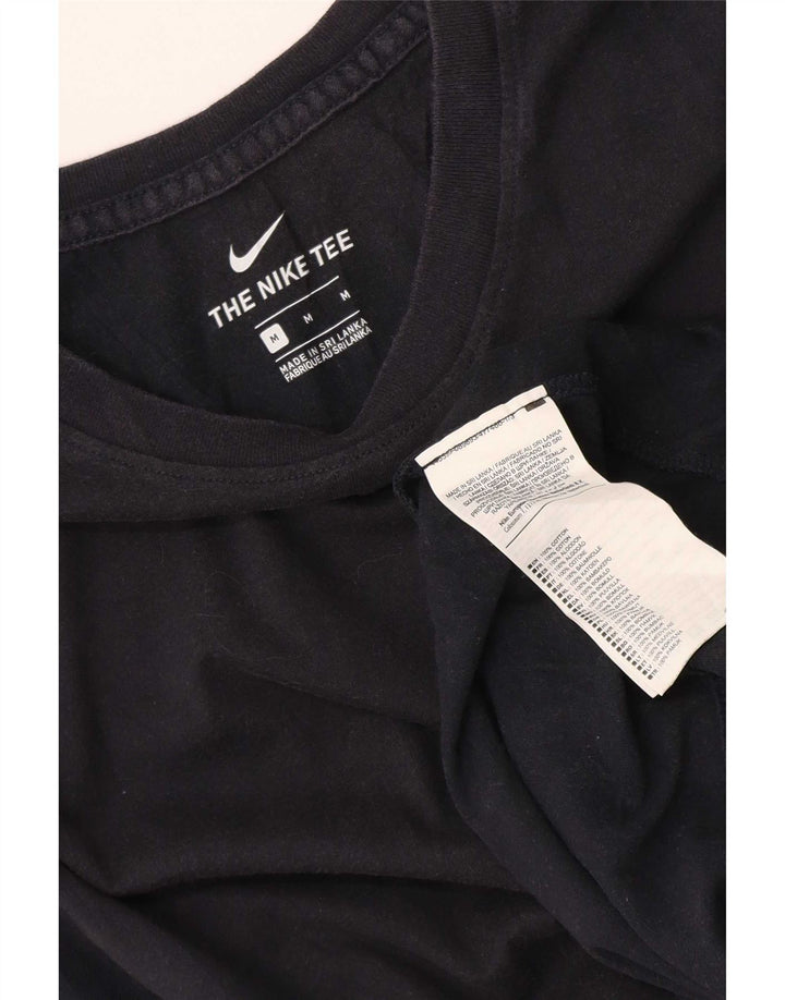 Nike Mens T-Shirt Top Medium Navy Blue Cotton