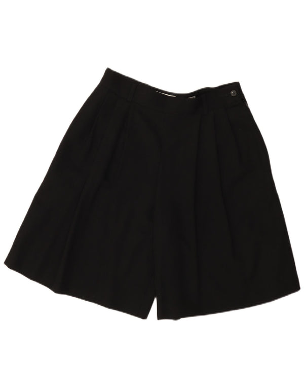 GINO SARTORE Womens High Waist Pegged Casual Shorts IT 46 Large W28  Black