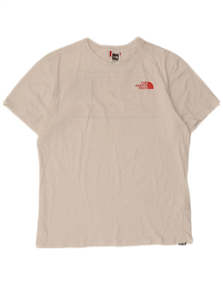 The North Face Mens Graphic T-Shirt Top Small White Cotton