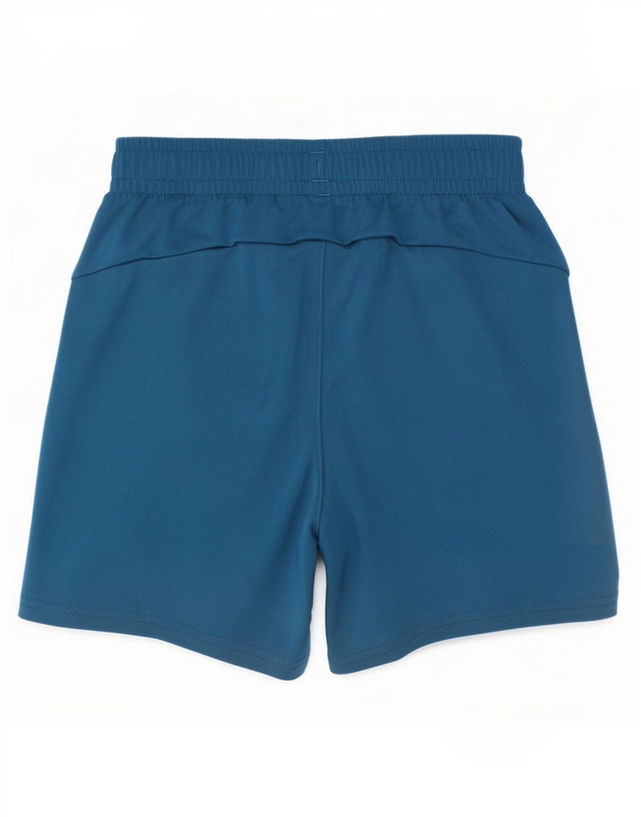 Puma Boys Sport Shorts 9-10 Years Blue Geometric Polyester