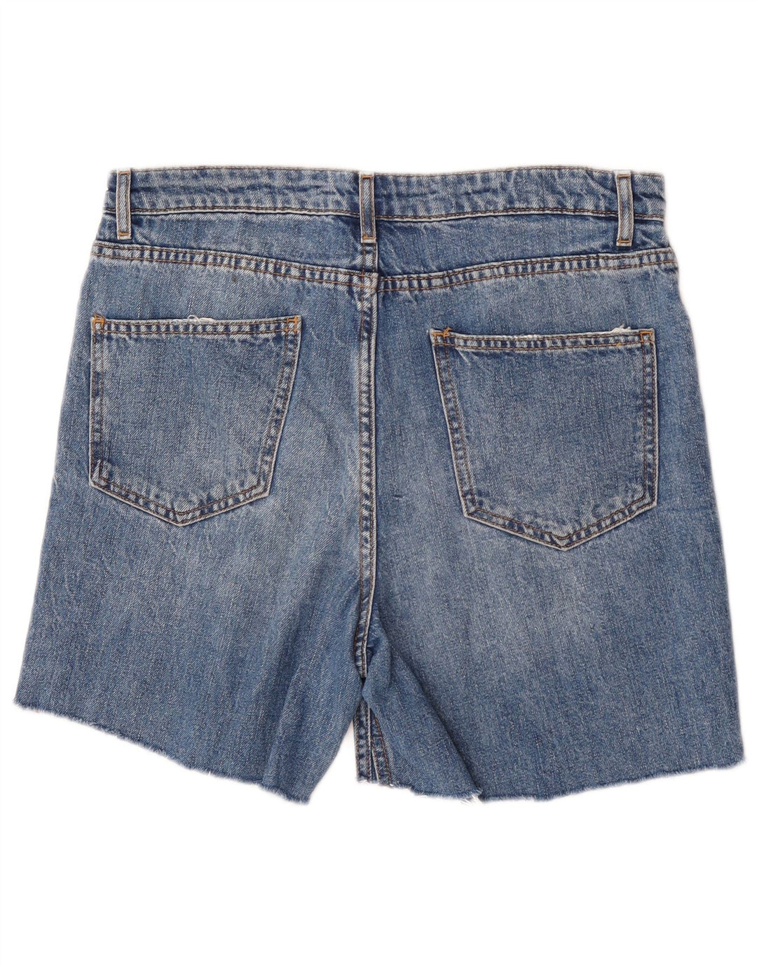 Zara Womens Denim Shorts EU 40 Medium W30 Blue Cotton