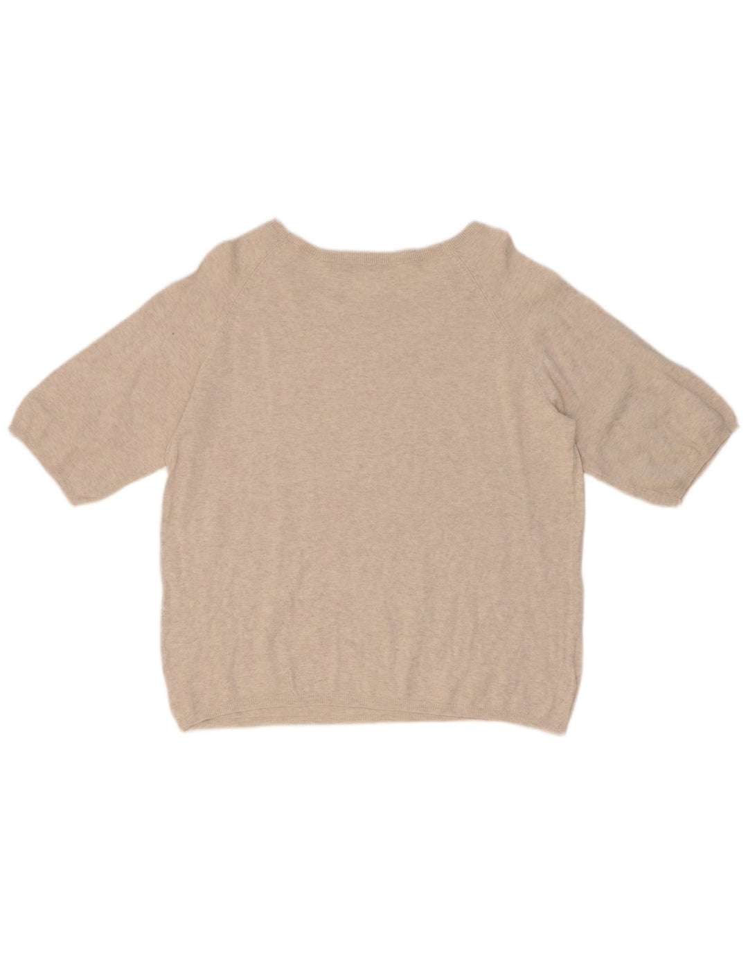 Zara Womens Oversized Blouse Top UK 10 Small Beige