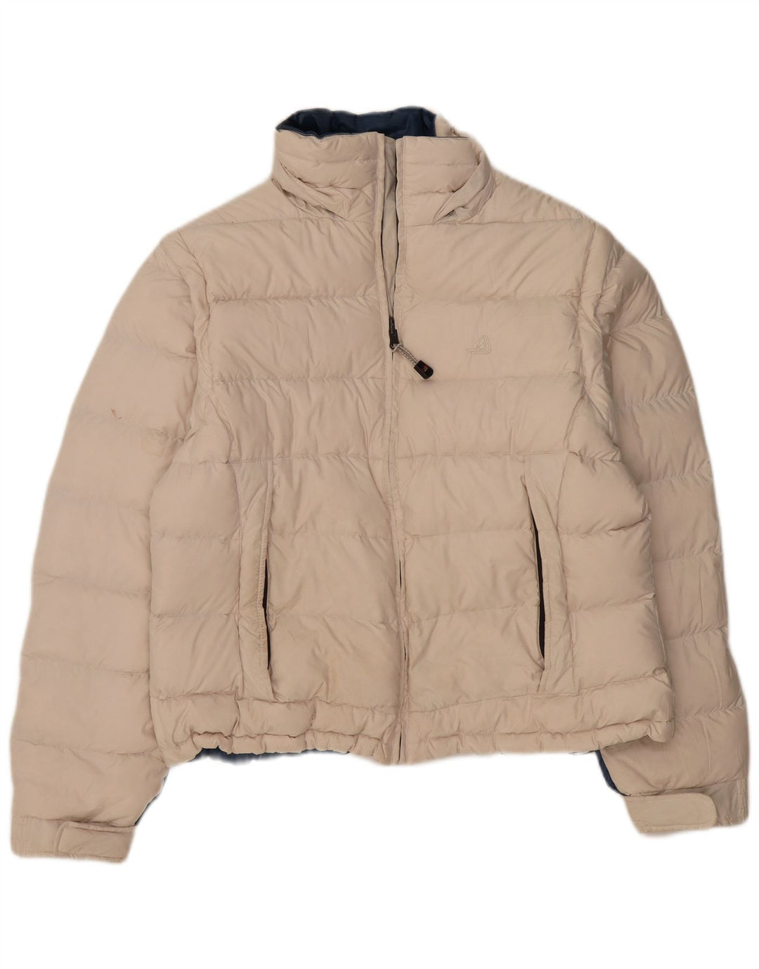 Dolomite Womens Crop Graphic Padded Jacket UK 18 XL Blue Colourblock