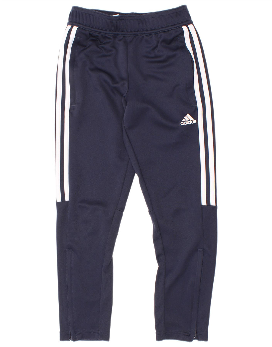 Adidas Boys Aeroready Tracksuit Trousers 7-8 Years Navy Blue Polyester