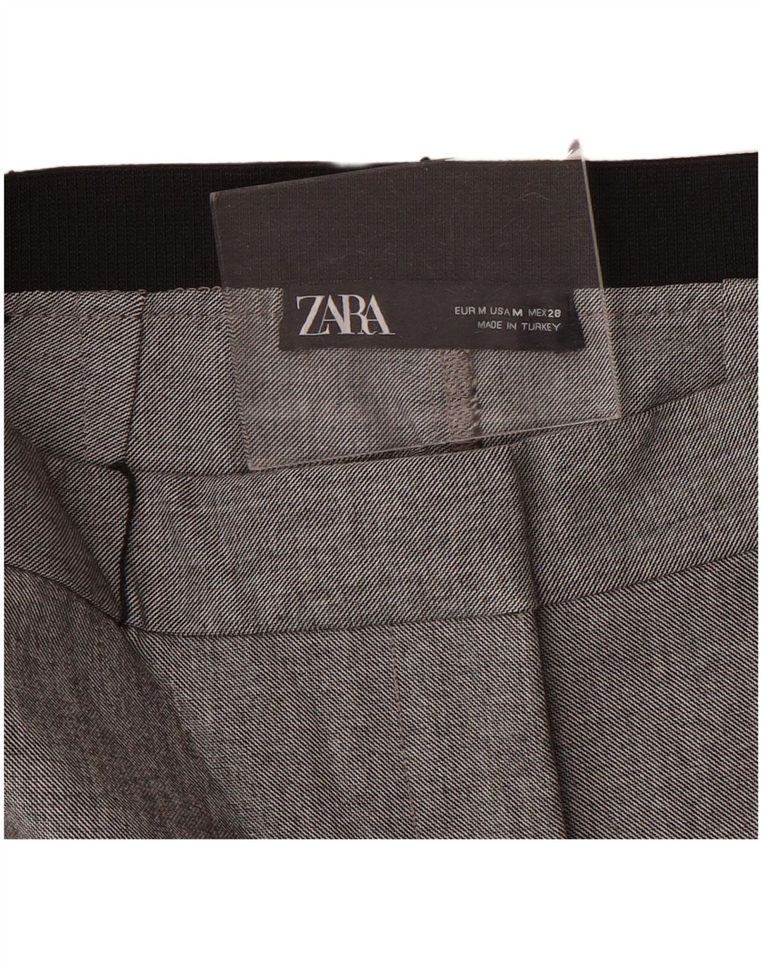 Zara Womens Slim Suit Trousers Medium W28 L28 Grey