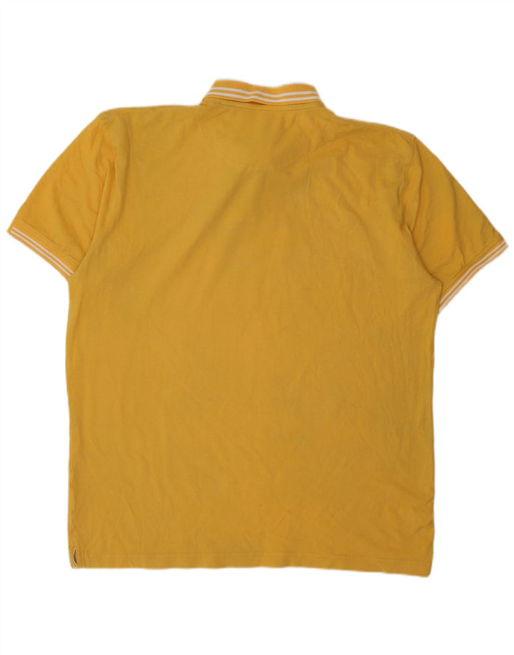 Harmont & Blaine Mens Regular Fit Polo Shirt 3XL Yellow Cotton