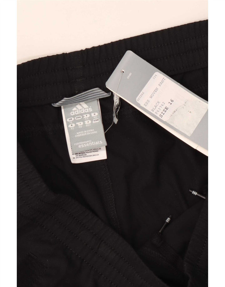 Adidas Womens Climalite Regular Bootcut Trousers UK 16 Large W34 L31 Black