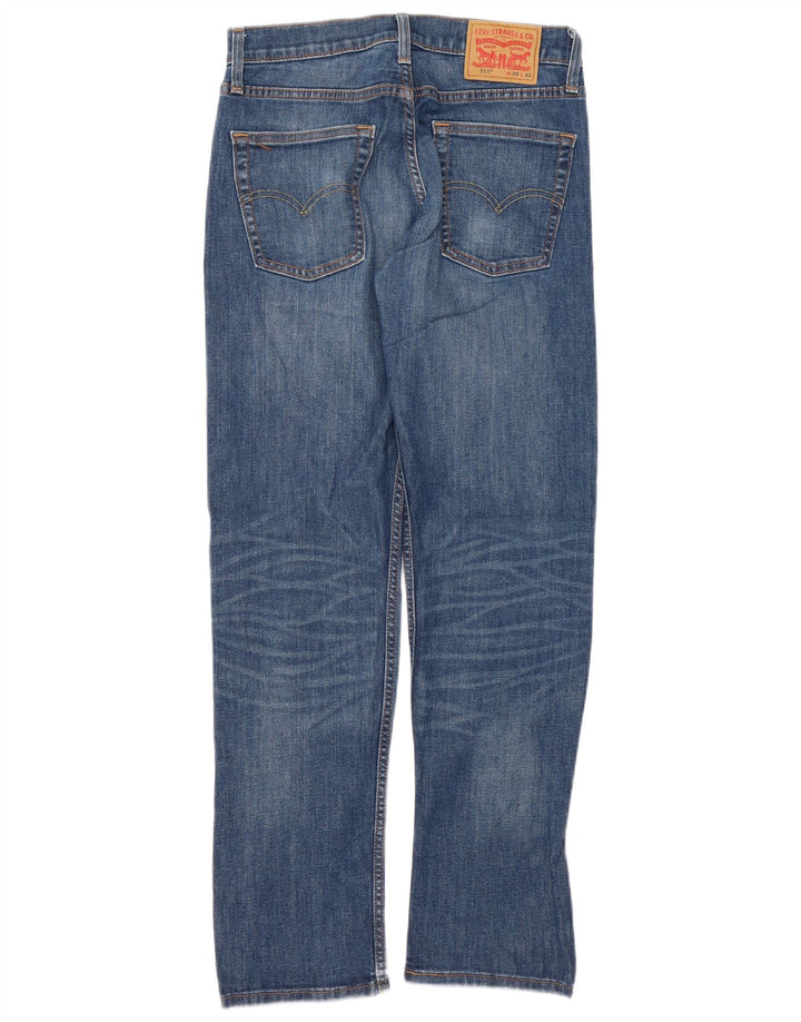 Levi's Mens 513 Slim Jeans W30 L32 Blue Cotton