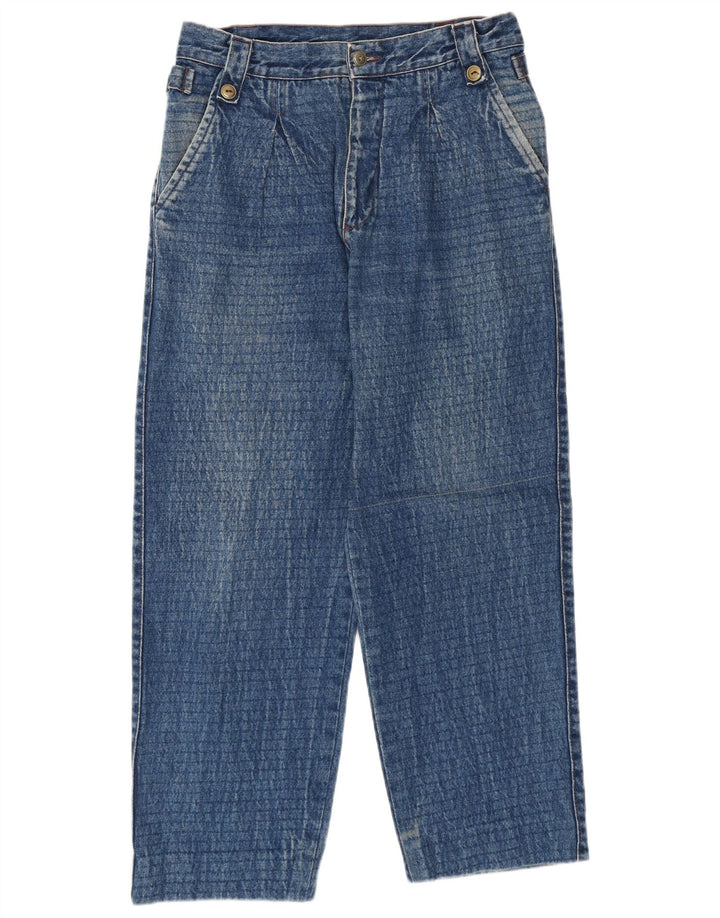 Carrera Womens High Rise Loose Jeans W32 L27 Blue Cotton