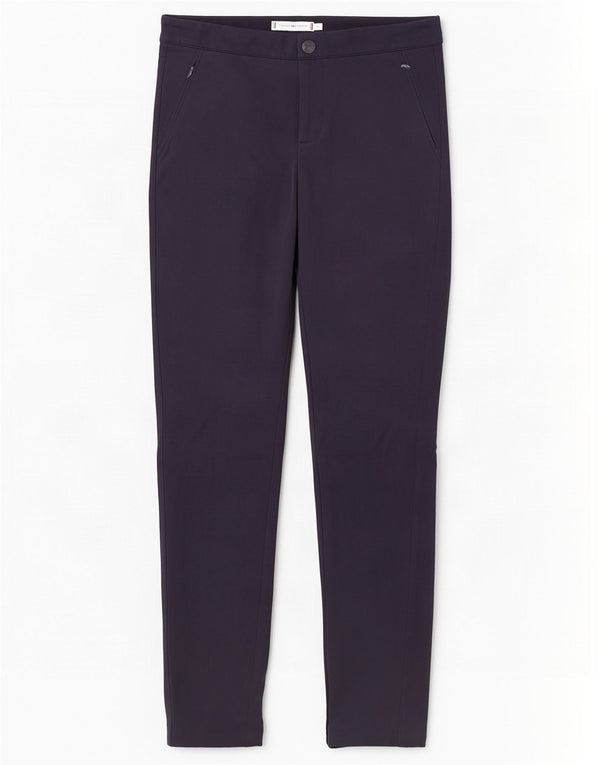 Tommy Hilfiger Womens Low Waist Chino Trousers US 6 Medium W26 L28 Navy Blu