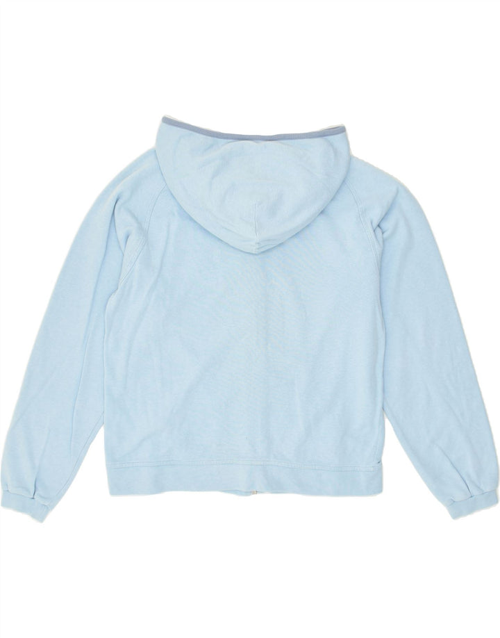 CHAMPION Womens Zip Hoodie Sweater UK 14 Medium Blue Cotton | Vintage Champion | Thrift | Second-Hand Champion | Used Clothing | Messina Hembry 