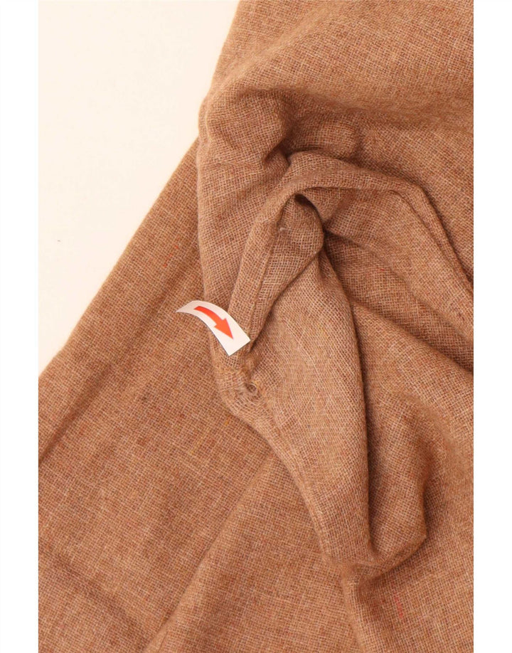 Vintage Mens Shirt Size 39 Medium Brown Polyester