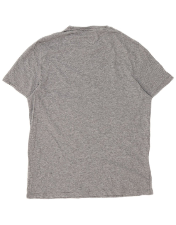 U.S. Polo Assn. Mens Graphic T-Shirt Top Large Grey Cotton
