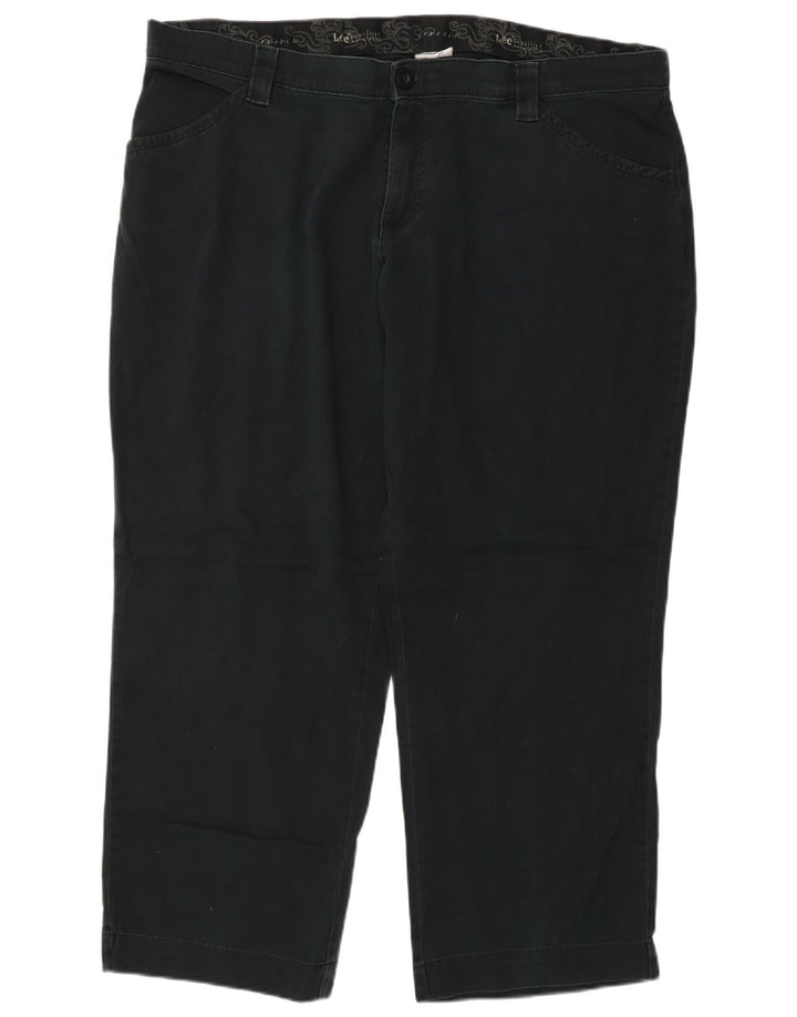 Lee Womens Straight Casual Trousers W40 L27 Navy Blue