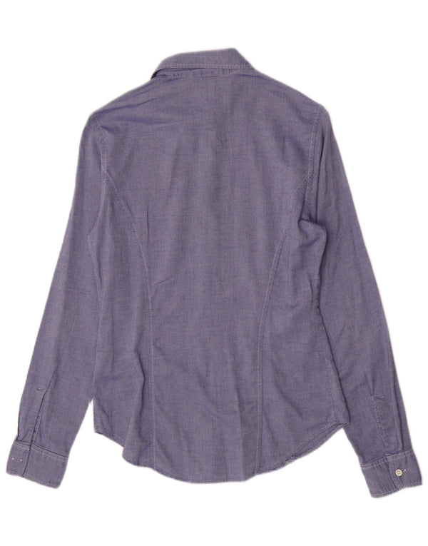 Max & Co. Womens Shirt UK 12 Medium Blue Cotton