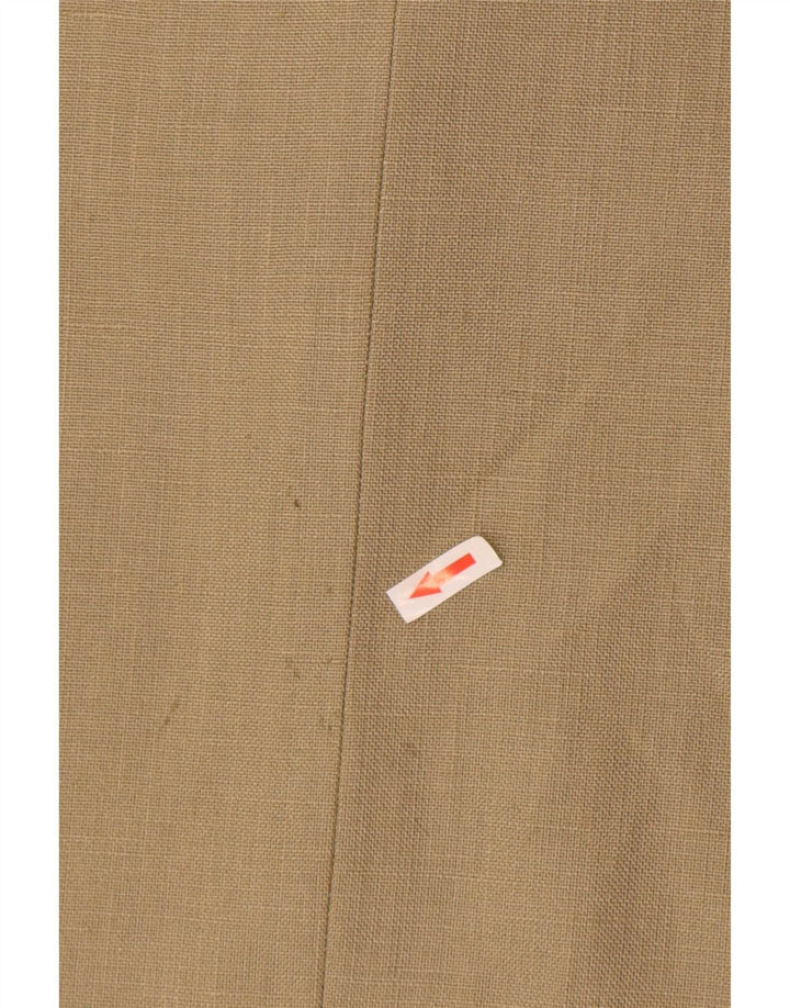 Lebole Mens 2 Button Blazer Jacket UK 38 Medium Khaki