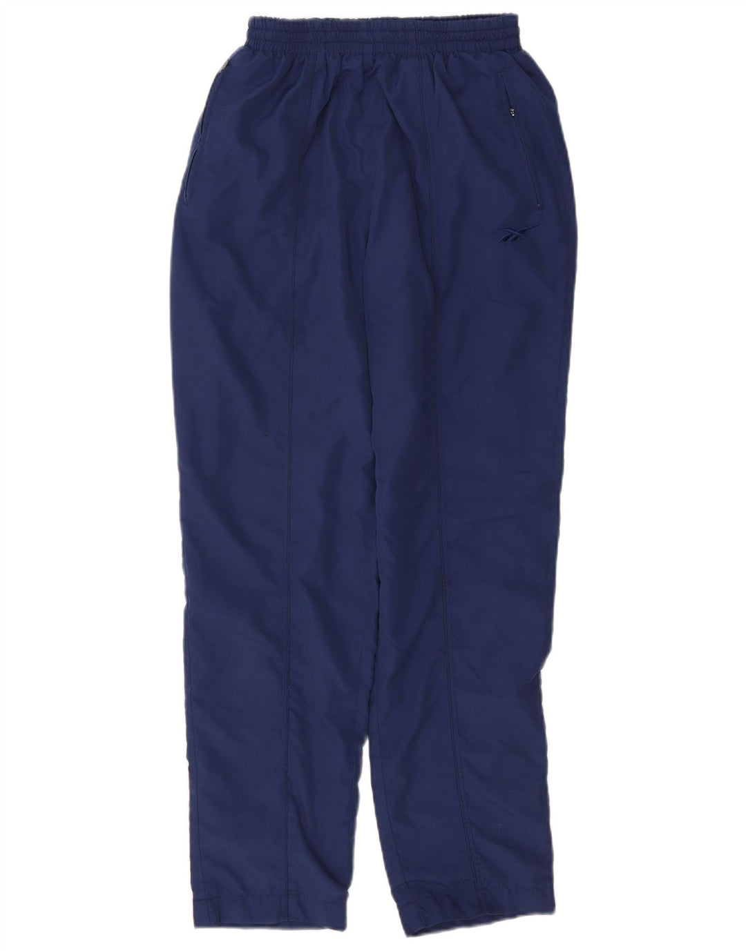 Reebok Womens Tracksuit Trousers UK 12 Medium Navy Blue Polyester