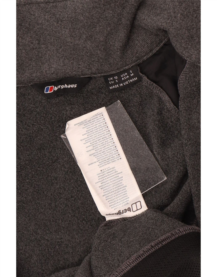 Berghaus Womens Tracksuit Top Jacket UK 10 Small Grey Polyester