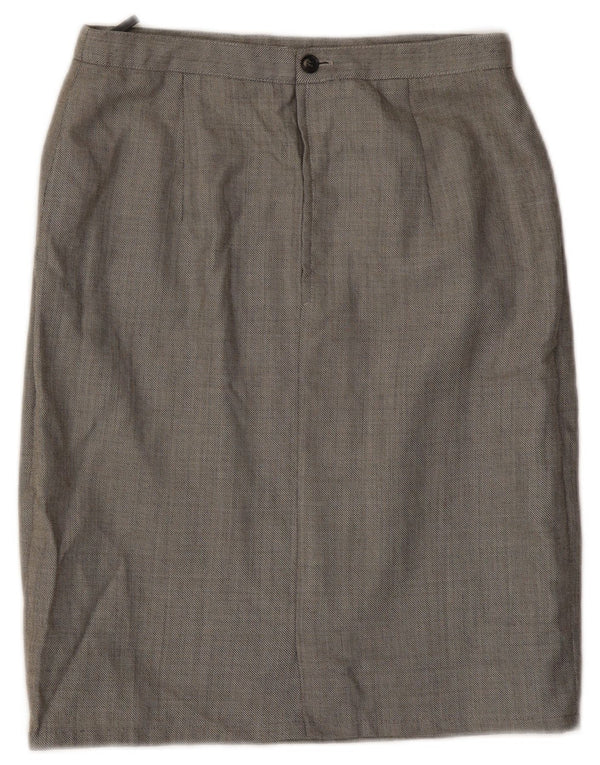 Luisa Spagnoli Womens Pencil Skirt IT 44 Medium W28  Grey