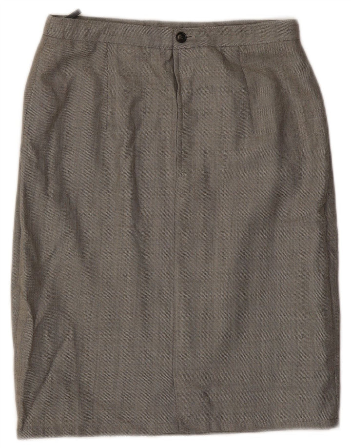 Luisa Spagnoli Womens Pencil Skirt IT 44 Medium W28  Grey