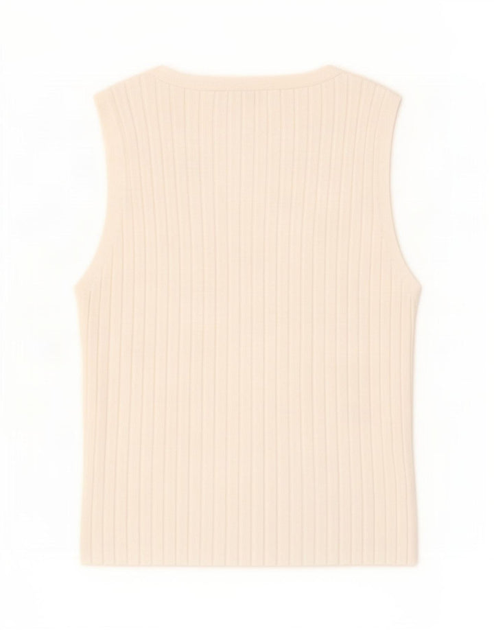 Zara Womens Vest Top UK 8 Small White