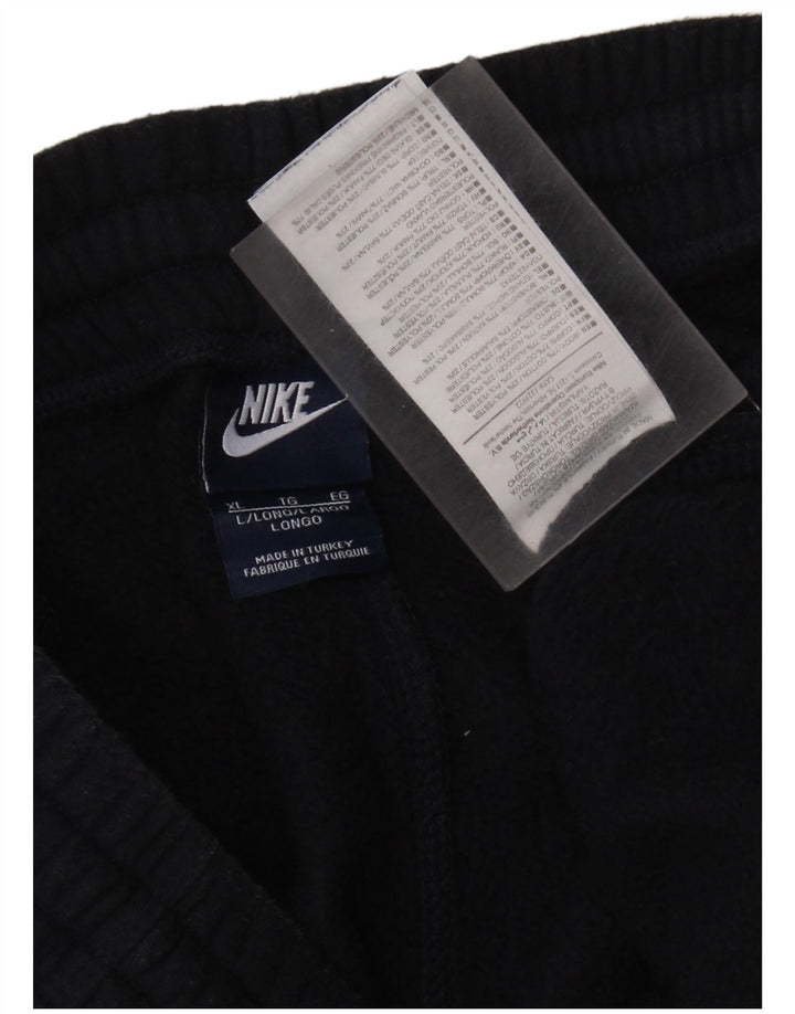 NIKE Mens Tracksuit Trousers Joggers XL Navy Blue Cotton