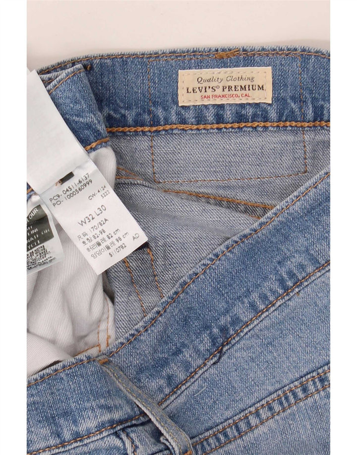 Levi's Mens 511 Slim Jeans W32 L30 Blue Cotton