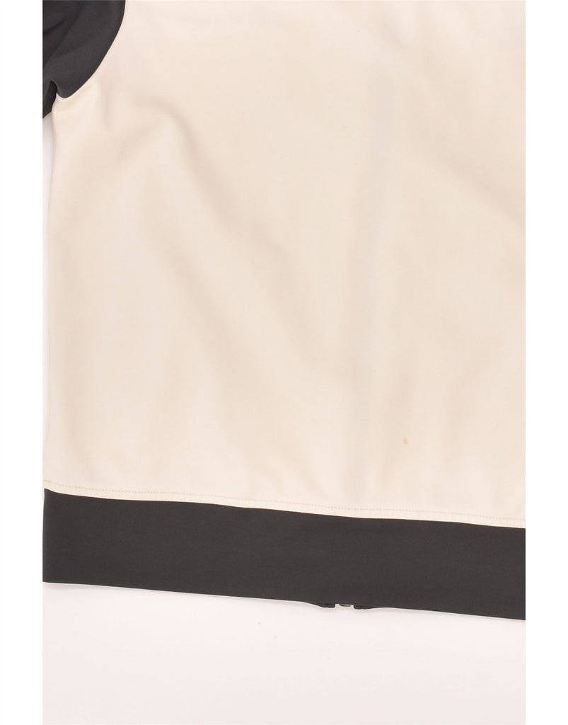 ASICS Womens Tracksuit Top Jacket UK 14 Large Grey Colourblock Polyamide | Vintage Asics | Thrift | Second-Hand Asics | Used Clothing | Messina Hembry 