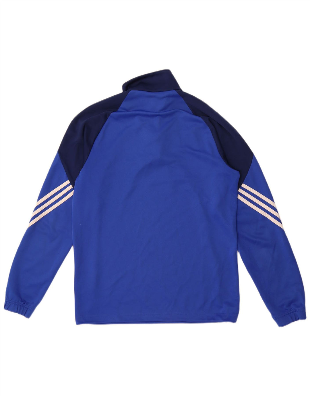 Adidas Mens Climalite Pullover Tracksuit Top Medium Blue Colourblock