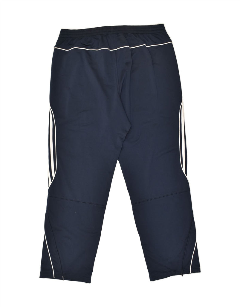 ADIDAS Mens Tracksuit Trousers UK 48/50 XL Navy Blue Polyester | Vintage Adidas | Thrift | Second-Hand Adidas | Used Clothing | Messina Hembry 