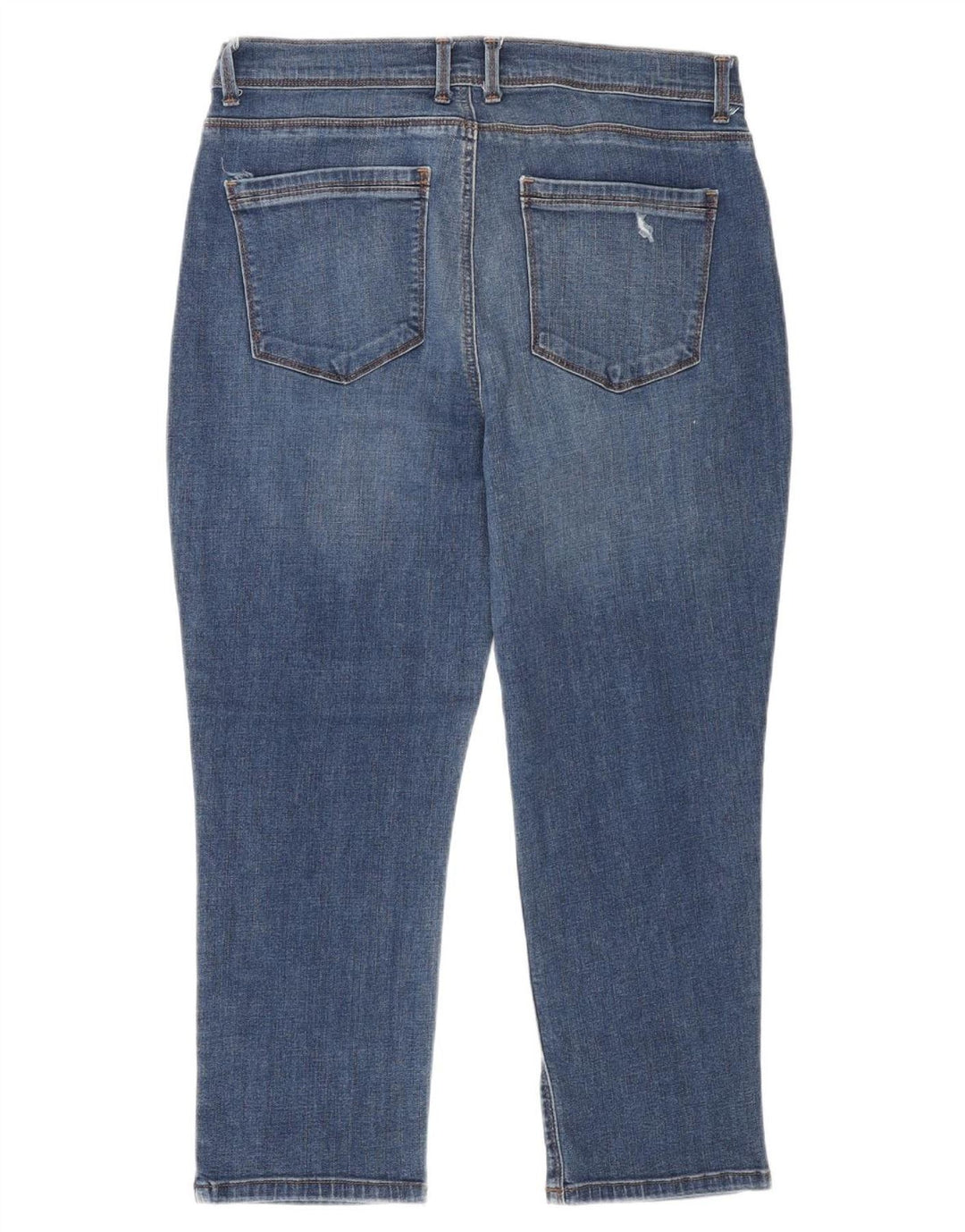 Lee Womens Capri Jeans US 10 Large W30 L23 Blue Cotton