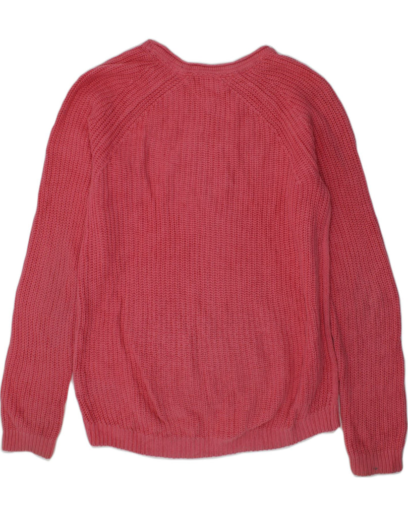 TOMMY HILFIGER Girls Crew Neck Jumper Sweater 13-14 Years Pink Cotton | Vintage Tommy Hilfiger | Thrift | Second-Hand Tommy Hilfiger | Used Clothing | Messina Hembry 