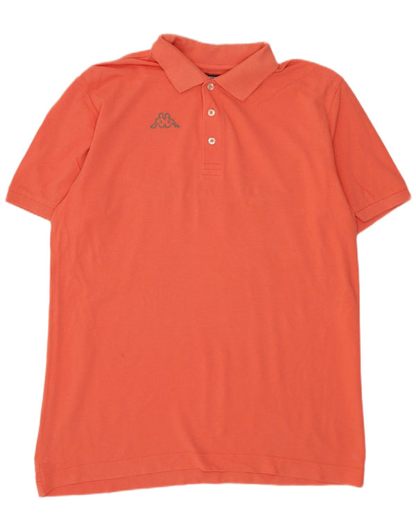 Kappa Mens Polo Shirt XL Orange