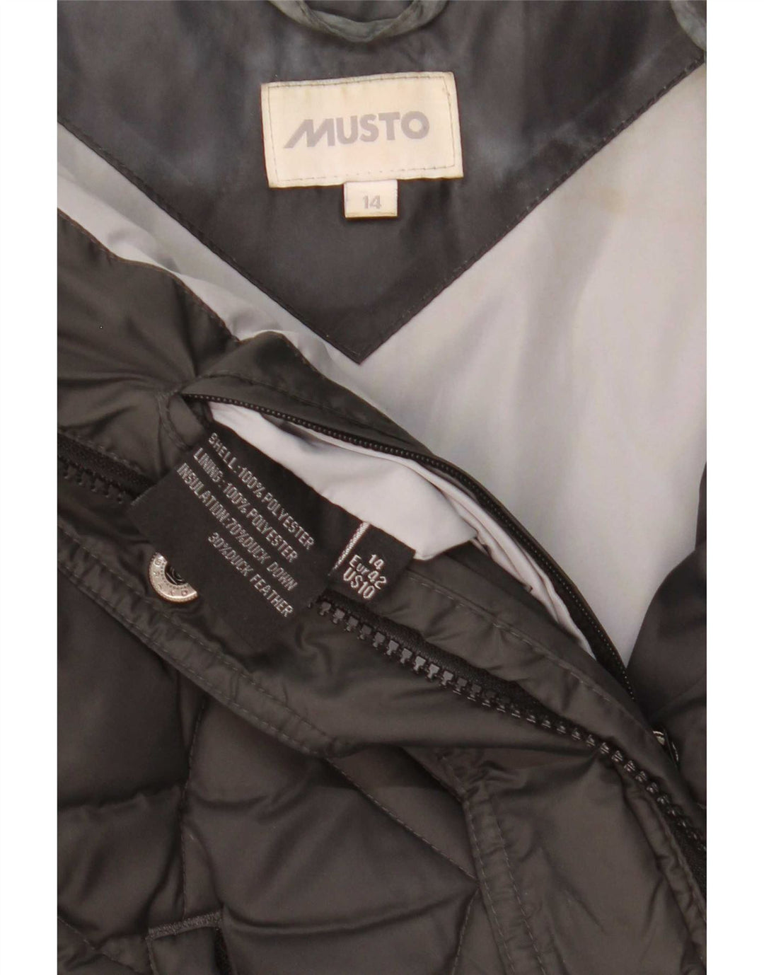 Musto Womens Padded Gilet UK 14 Large Black Polyester
