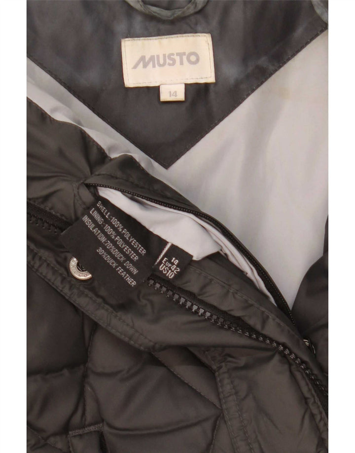 Musto Womens Padded Gilet UK 14 Large Black Polyester