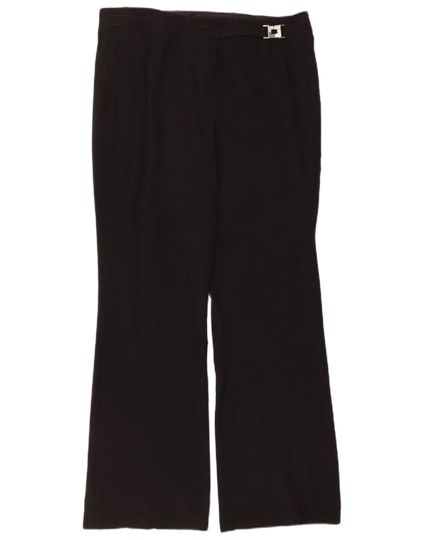 Marks & Spencer Womens Autograph Suit Trousers UK 16 Large W34 L32 Black
