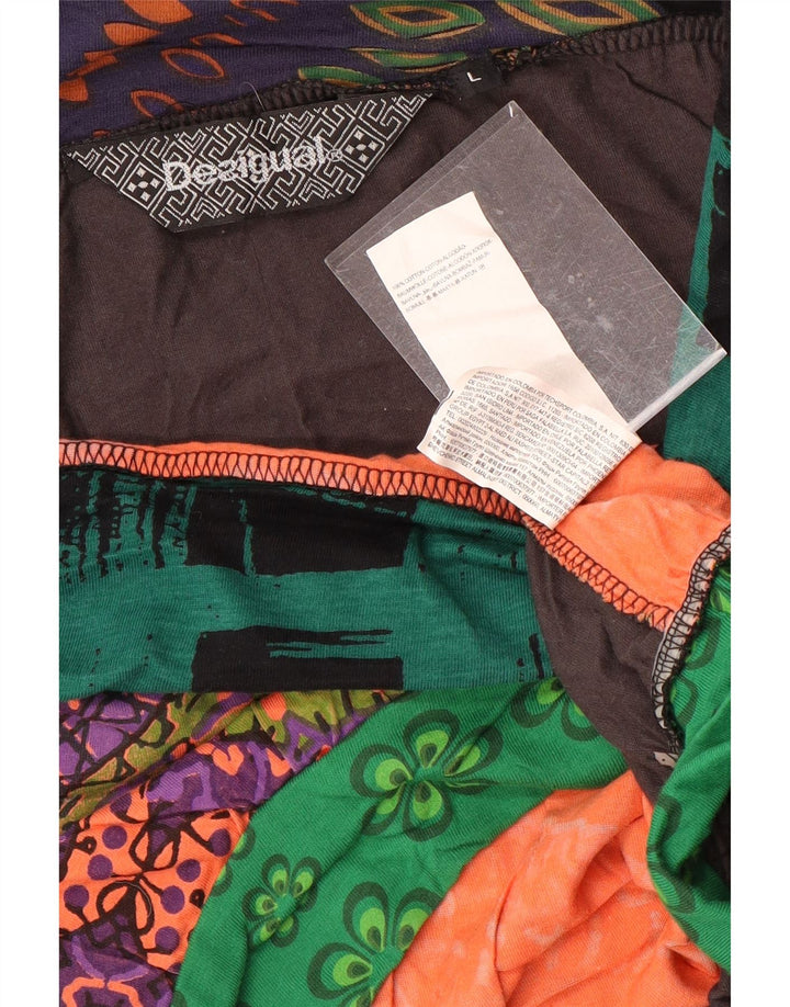 Desigual Womens Graphic Bubble Skirt Large W32 Multicoloured