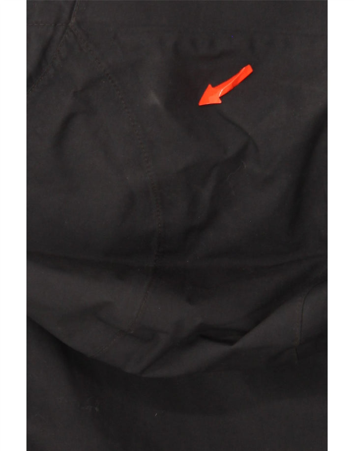 The North Face Mens Hooded Rain Jacket UK 40 Large Black Nylon