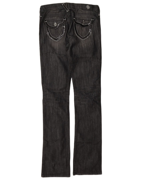 Guess Womens Bootcut Slim Jeans W26 L33 Grey Cotton