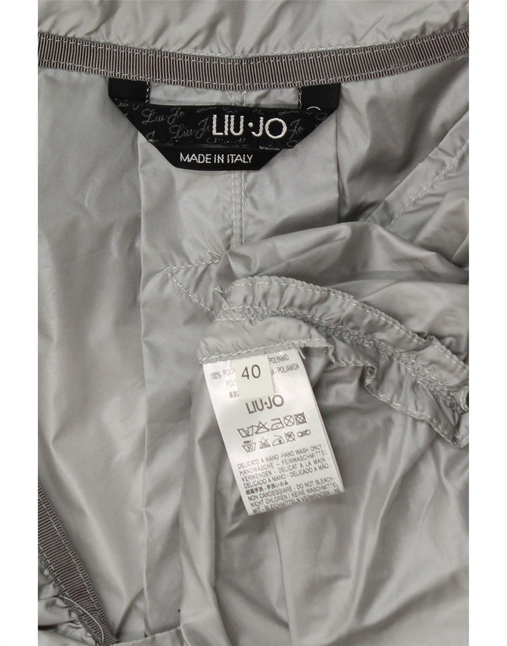 LIU JO Womens Bolero Jacket IT 40 Small Grey Polyamide