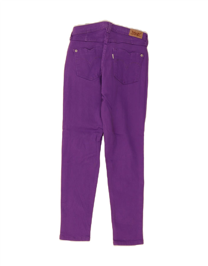 LEVI'S Womens Legging Cropped Jeans W27 L24 Purple Cotton Vintage Levi's and Second-Hand Levi's from Messina Hembry 