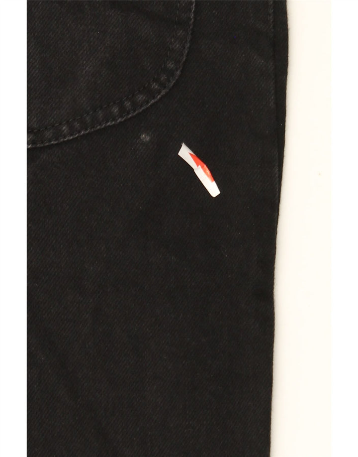 Lee Mens Kansas Straight Jeans W38 L30 Black Cotton