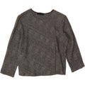 ZARA Womens Crop Top 3/4 Sleeve UK 12 Medium Grey Check Vintage Zara and Second-Hand Zara from Messina Hembry 