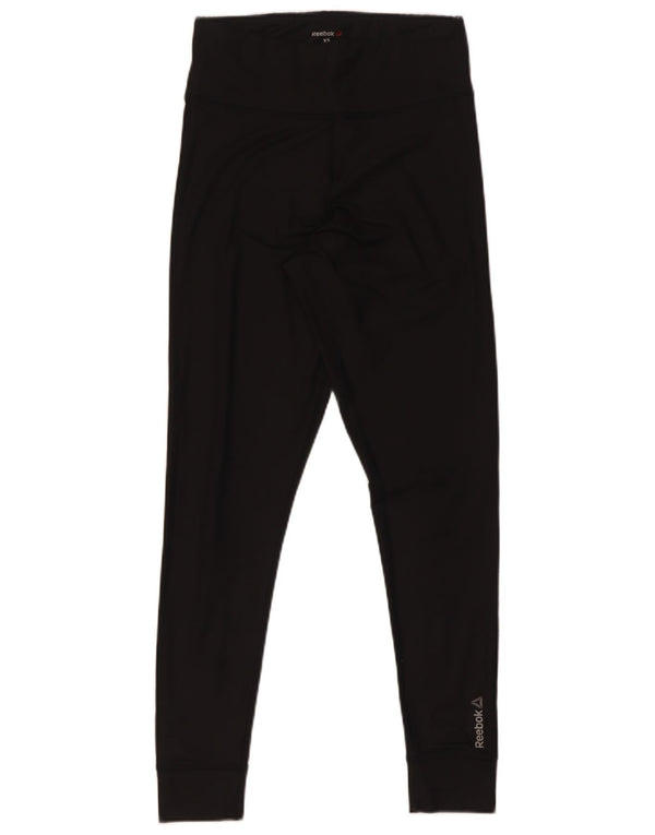 Reebok Womens Leggings UK 4/6 XS Black