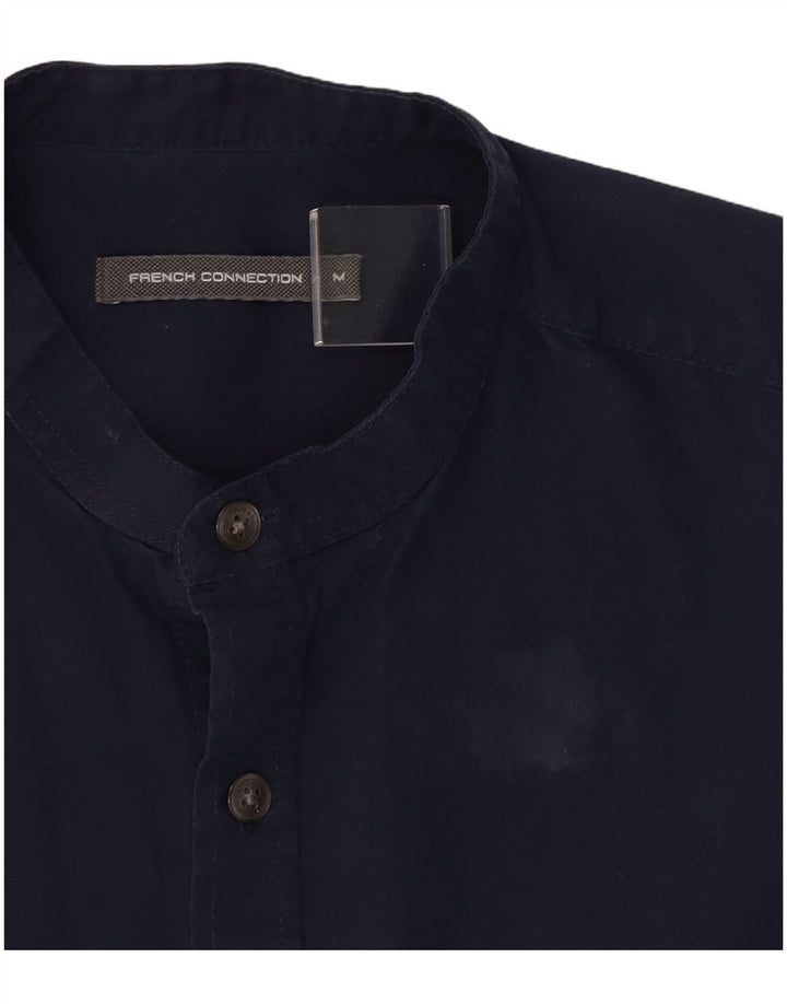 FRENCH CONNECTION Mens Shirt Medium Navy Blue Cotton